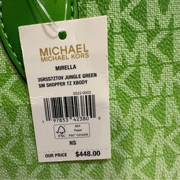 🍍 Michael Kors  Stunner Mirella Small Shopper Ombre Crossbody - NWT $448 MSRP - Picture 5 of 13